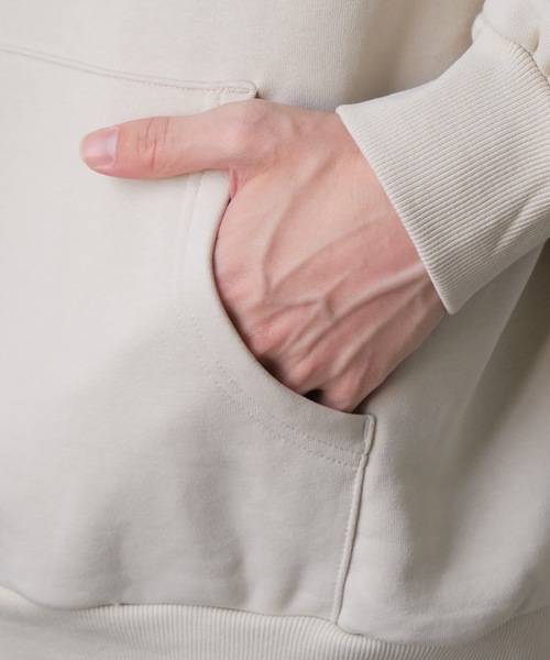 Ocean Pacific（オーシャンパシフィック）の「【OP:オーピー】ネックウォーマー付きフードパーカー　フーディー　ユニセックス（パーカー・メンズ・ベージュ/チャコール/アイボリー/カーキ・MEDIUM/LARGE/X-LARGE）」の15枚目の写真