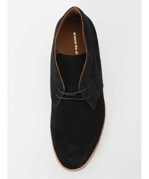 around the shoes（アラウンドザシューズ）の「アラウンドザシューズ/around the shoes チャッカーブーツ（ブーツ・メンズ・ブラック/ダークウッド・44/41/42/43）」の8枚目の写真