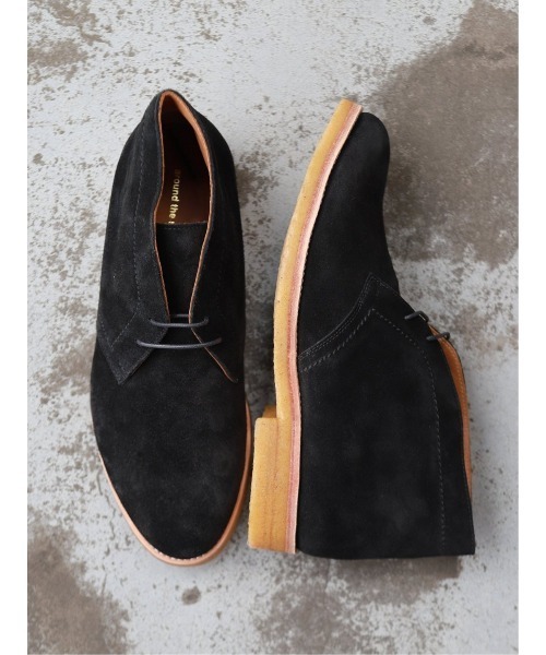around the shoes（アラウンドザシューズ）の「アラウンドザシューズ/around the shoes チャッカーブーツ（ブーツ・メンズ・ブラック/ダークウッド・44/41/42/43）」の11枚目の写真