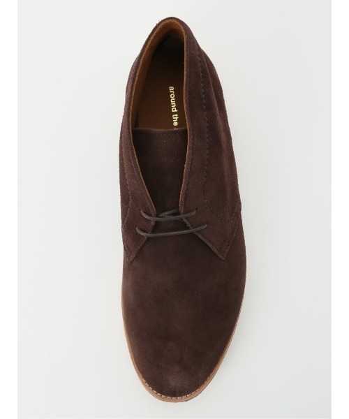 around the shoes（アラウンドザシューズ）の「アラウンドザシューズ/around the shoes チャッカーブーツ（ブーツ・メンズ・ブラック/ダークウッド・44/41/42/43）」の9枚目の写真