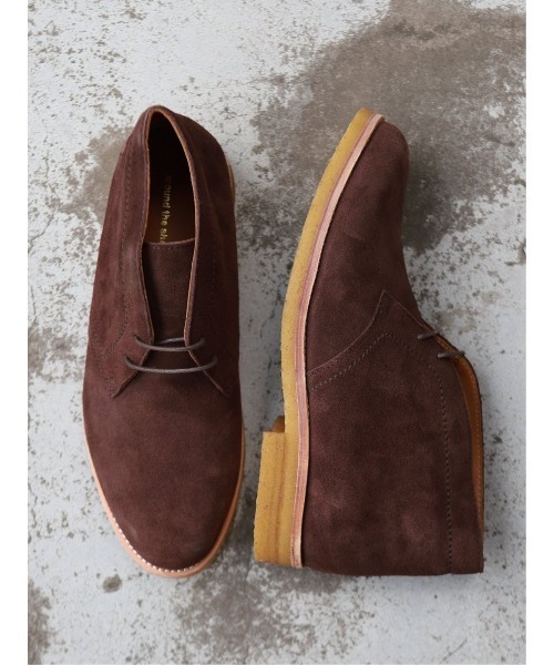around the shoes（アラウンドザシューズ）の「アラウンドザシューズ/around the shoes チャッカーブーツ（ブーツ・メンズ・ブラック/ダークウッド・44/41/42/43）」の21枚目の写真