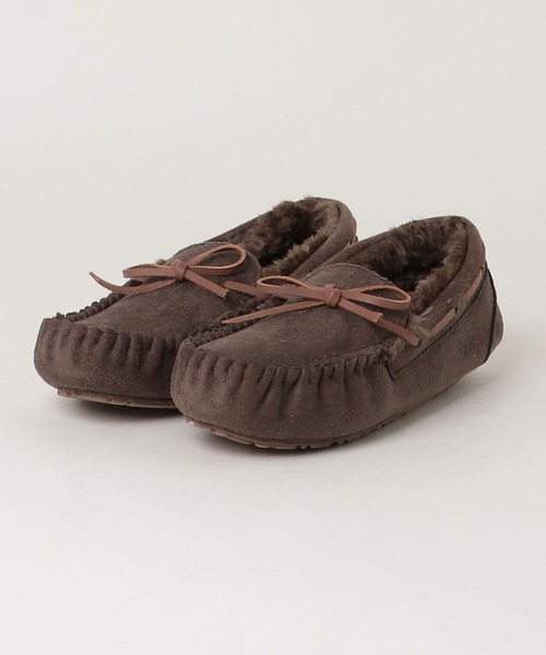 LibertyDoll(リバティードール)の「LibertyDoll フラットモカシンレースボアスリッポンシューズ(モカシン/デッキシューズ・レディース・ライトグレー/ブラック/ダークブラウン/ダークグレー/キャメル/レオパード/ベージュ/ネイビー・LL/S/M/L)」の16枚目の写真