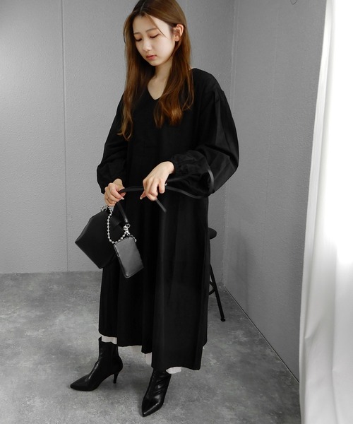 minia(ミニア)の「ポインテッドトゥフェイクレザーショートブーツ ◆(ブーツ・レディース・ブラック・S/M/L/LL)」の18枚目の写真