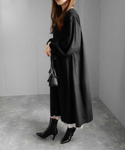 minia(ミニア)の「ポインテッドトゥフェイクレザーショートブーツ ◆(ブーツ・レディース・ブラック・S/M/L/LL)」の21枚目の写真