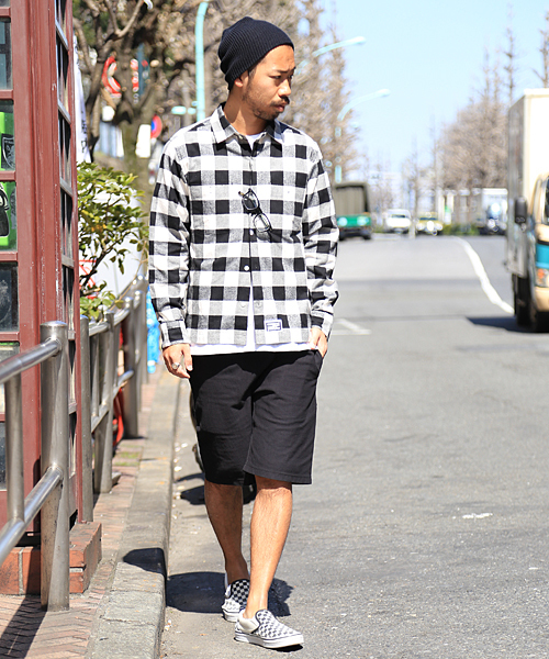 Champion（チャンピオン）の「リバースウィーブショートパンツ (Champion)（その他パンツ・メンズ・ブラック/グレー/ネイビー/オレンジ・SMALL/MEDIUM/LARGE）」の16枚目の写真