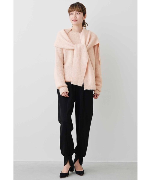 MEDE19F(メデジュウキュウ)の「MEDE19F 肩巻きニットトップスセット(ニット/セーター・レディース・イエロー系その他/ピンク系その他・MEDIUM/LARGE/X-LARGE/XX-LARGE)」の7枚目の写真