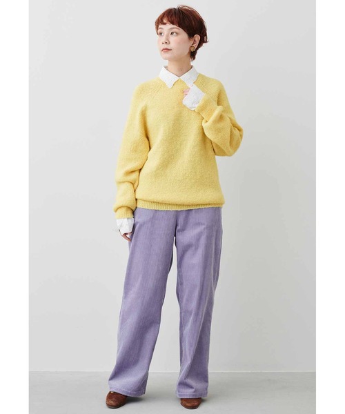 MEDE19F(メデジュウキュウ)の「MEDE19F 肩巻きニットトップスセット(ニット/セーター・レディース・イエロー系その他/ピンク系その他・MEDIUM/LARGE/X-LARGE/XX-LARGE)」の10枚目の写真