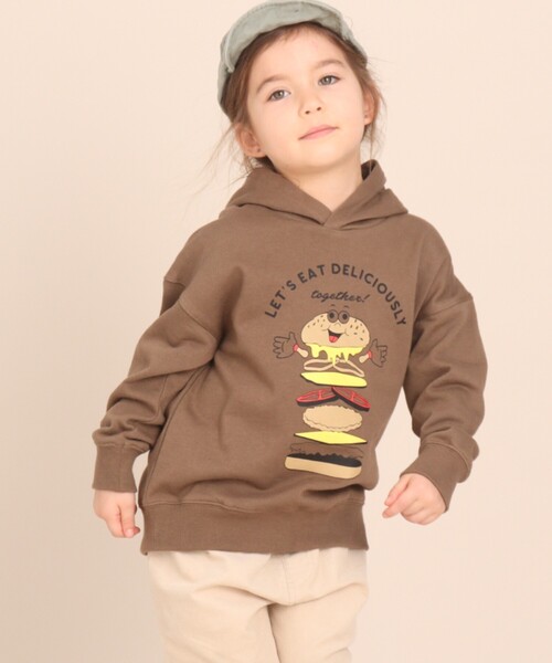 THE SHOP TK （ザ ショップ ティーケー ）の「◆【140cmまで】USAグラフィックプルパーカ（パーカー・キッズ・ブラック/グリーン/ナチュラル/ブラウン系・11/10/12/13/14）」の3枚目の写真