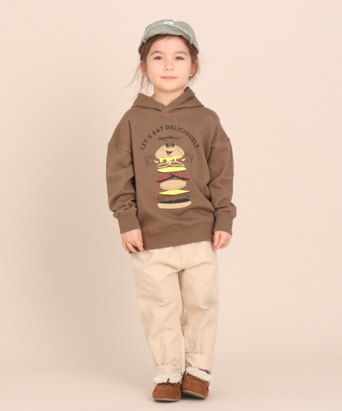 THE SHOP TK （ザ ショップ ティーケー ）の「◆【140cmまで】USAグラフィックプルパーカ（パーカー・キッズ・ブラック/グリーン/ナチュラル/ブラウン系・11/10/12/13/14）」の12枚目の写真