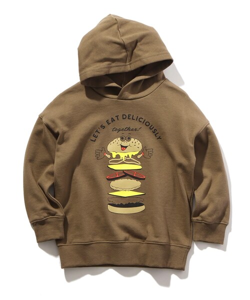 THE SHOP TK （ザ ショップ ティーケー ）の「◆【140cmまで】USAグラフィックプルパーカ（パーカー・キッズ・ブラック/グリーン/ナチュラル/ブラウン系・11/10/12/13/14）」の9枚目の写真