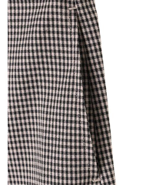 Sugar spoon(シュガースプーン)の「・SUGAR SPOON ギンガムセミフレアースカート*(スカート・レディース・グリーン/アイボリー・FREE)」の4枚目の写真