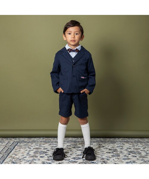 BREEZE（ブリーズ）の「ハイソックス（ソックス/靴下・キッズ・ブラック/ネイビー/オフホワイト・15 /18/21）」の8枚目の写真