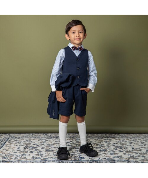 BREEZE（ブリーズ）の「ハイソックス（ソックス/靴下・キッズ・ブラック/ネイビー/オフホワイト・15 /18/21）」の10枚目の写真