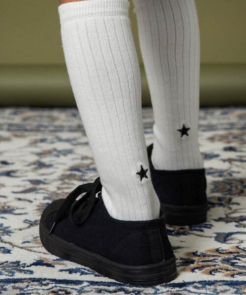 BREEZE（ブリーズ）の「ハイソックス（ソックス/靴下・キッズ・ブラック/ネイビー/オフホワイト・15 /18/21）」の15枚目の写真