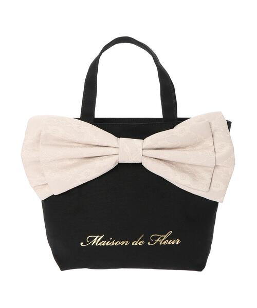 Maison de FLEUR（メゾンドフルール）の「ビッグレースリボンSトート