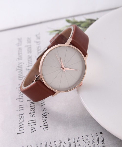 TABI PAL（タビパル）の「クロスデザイン　ウオッチ（アナログ腕時計・レディース・P/Q/S/U/X・FREE）」の5枚目の写真
