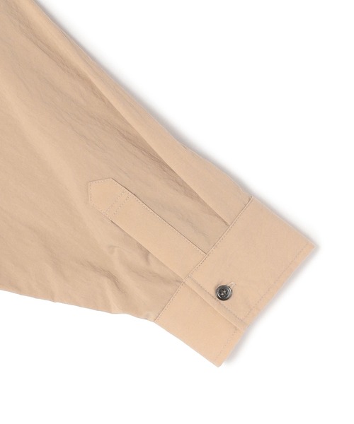 N.O.R.C by the line（ノークバイザライン）の「ナイロンストレッチバンドカラーワンピース（ワンピース・レディース・ブラック/ベージュ/カーキ/ブルー/ダークグレー・S/M/L）」の8枚目の写真