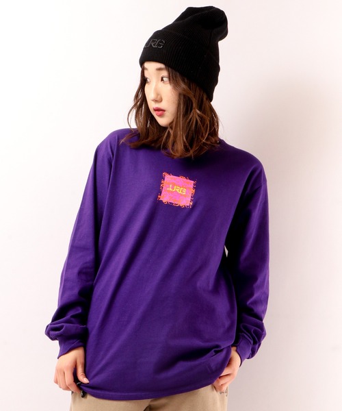 LRG(エルアールジー)の「LRG プリントロゴ ロングスリーブTシャツ(Tシャツ/カットソー・メンズ・ブラック/パープル/マルチ/ブラック系その他/ブラック系その他2/シルバー/グリーン系その他・L/XL/M/2XL)」の5枚目の写真