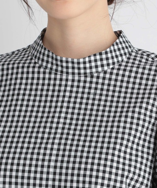 Andemiu（アンデミュウ）の「アソートパフブラウス264790（シャツ/ブラウス・レディース・オフホワイト/チェック/ベージュ/ネイビー・FREE）」の21枚目の写真