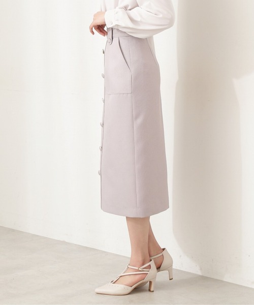 PROPORTION BODY DRESSING（プロポーションボディドレッシング）の「レトロドビータイトスカート / 1212120203（スカート・レディース・ブルー/グレー・SMALL/MEDIUM/X-SMALL）」の4枚目の写真