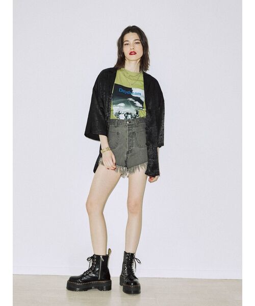 jouetie(ジュエティ)の「ローズジャガードチャイナシャツ(シャツ/ブラウス・レディース・ブラック/ネイビー/オレンジ/アイボリー・MEDIUM)」の21枚目の写真