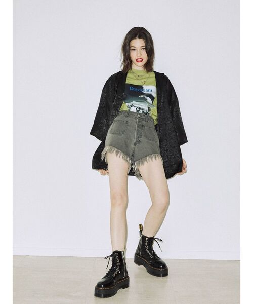 jouetie(ジュエティ)の「ローズジャガードチャイナシャツ(シャツ/ブラウス・レディース・ブラック/ネイビー/オレンジ/アイボリー・MEDIUM)」の18枚目の写真