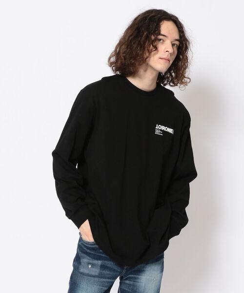 Toironier（トワロニエ）の「【WEB LIMITED】TOIRONIER/トワロニエ/DAILY LINE LONG-SLEEVE TEE/デイリーラインロングスリーブティー（Tシャツ/カットソー・メンズ・ブラック/ホワイト・2/1）」の4枚目の写真