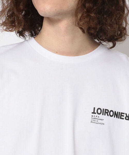 Toironier（トワロニエ）の「【WEB LIMITED】TOIRONIER/トワロニエ/DAILY LINE LONG-SLEEVE TEE/デイリーラインロングスリーブティー（Tシャツ/カットソー・メンズ・ブラック/ホワイト・2/1）」の6枚目の写真