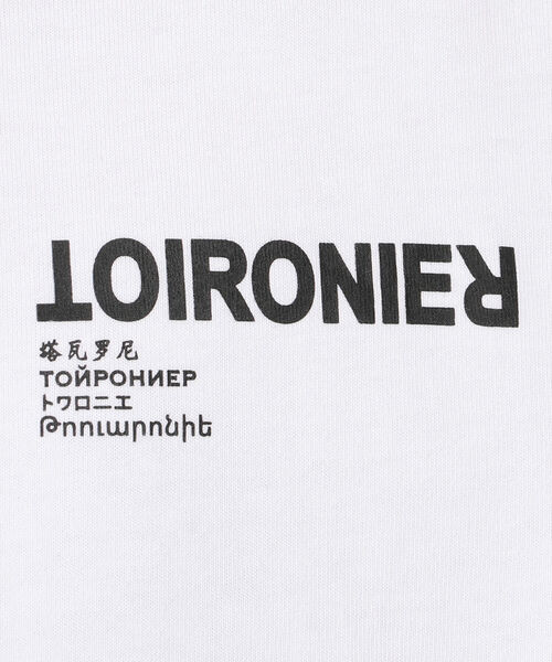 Toironier（トワロニエ）の「【WEB LIMITED】TOIRONIER/トワロニエ/DAILY LINE LONG-SLEEVE TEE/デイリーラインロングスリーブティー（Tシャツ/カットソー・メンズ・ブラック/ホワイト・2/1）」の7枚目の写真