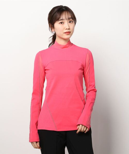 AULA AILA（アウラアイラ）の「AULA AILA（アウラ アイラ）SHEER SWITCHING PULLOVER（Tシャツ/カットソー・レディース・ピンク/ブルー・0）」の2枚目の写真