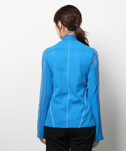 AULA AILA（アウラアイラ）の「AULA AILA（アウラ アイラ）SHEER SWITCHING PULLOVER（Tシャツ/カットソー・レディース・ピンク/ブルー・0）」の3枚目の写真