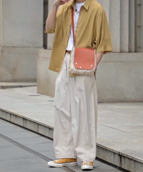 shiki tokyo（シキトウキョウ）の「loose tapered military snow pants / ルーズテイパードミリタリースノーパンツ（その他パンツ・メンズ・オフホワイト/チャコールグレー/ミント・MEDIUM/SMALL/LARGE）」の11枚目の写真