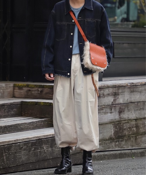 shiki tokyo（シキトウキョウ）の「loose tapered military snow pants / ルーズテイパードミリタリースノーパンツ（その他パンツ・メンズ・オフホワイト/チャコールグレー/ミント・MEDIUM/SMALL/LARGE）」の12枚目の写真