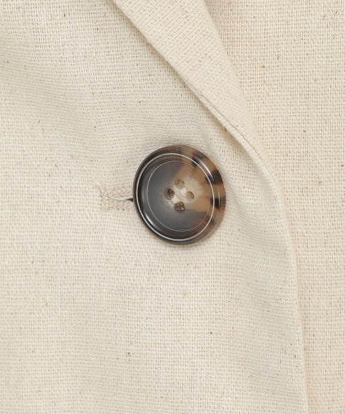 ikka（イッカ）の「リネン混テーラードジレ（ベスト・レディース・ブラック/ベージュ・S/M/L）」の6枚目の写真