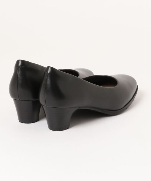 OFFICE SUPPORT オフィスサポート レディース 本革オフィスパンプス【Wクッション/幅広4E】 684008（パンプス）｜ASBee（アスビー）