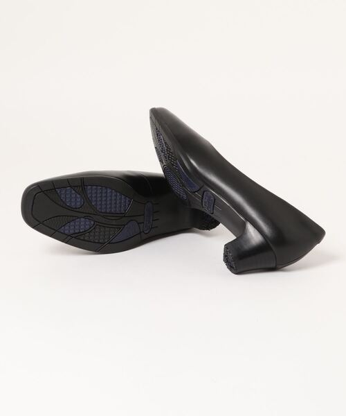 OFFICE SUPPORT オフィスサポート レディース 本革オフィスパンプス【Wクッション/幅広4E】 684008（パンプス）｜ASBee（アスビー）