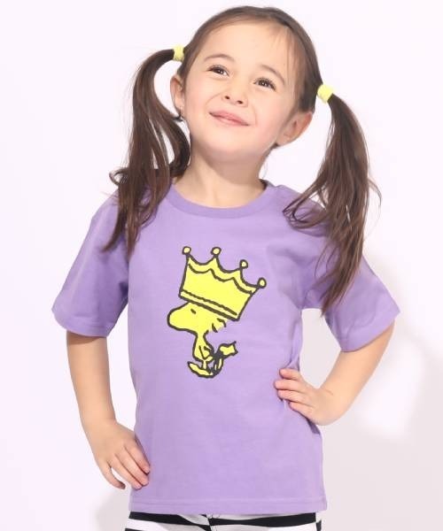 BABYDOLL(ベビードール)の「通販先行・通販限定カラーあり スヌーピー Tシャツ 6741K ベビードール BABYDOLL ベビー キッズ 男の子 女の子(Tシャツ/カットソー・キッズ・イエロー/ゴールド/パープル/コーラルピンク/ピンク系その他/バイオレット/ブラック×ピンク/ナチュラル/ブラック系その他/ベビーピンク/パープル系その他/サンドグレー/ホワイト×レッド/ホワイト×ブラック/ブラック×ホワイト/ストーン/ベージュ・90cm/110cm/140cm/120cm/130cm/100cm/150cm)」の12枚目の写真