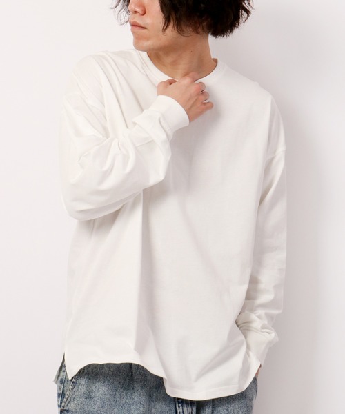 ATELANE(アテレーン)の「バックプリント刺繍ロングスリーブTシャツ(Tシャツ/カットソー・メンズ・ホワイト/ホワイト系その他/ブルー系その他/ブルー/ベージュ/ベージュ系その他・M/L)」の11枚目の写真