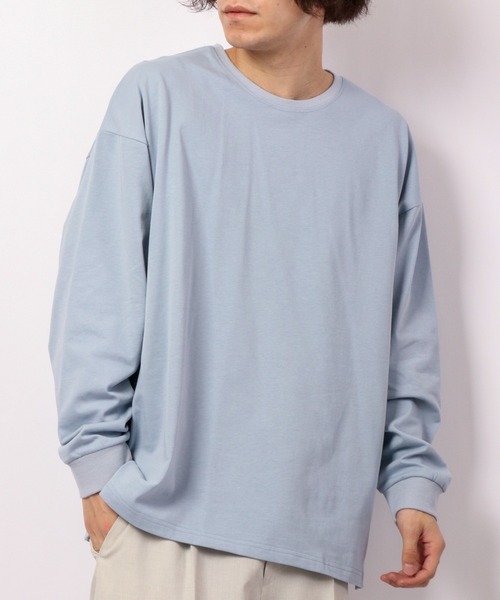 ATELANE(アテレーン)の「バックプリント刺繍ロングスリーブTシャツ(Tシャツ/カットソー・メンズ・ホワイト/ホワイト系その他/ブルー系その他/ブルー/ベージュ/ベージュ系その他・M/L)」の21枚目の写真