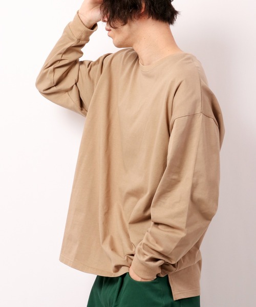 ATELANE(アテレーン)の「バックプリント刺繍ロングスリーブTシャツ(Tシャツ/カットソー・メンズ・ホワイト/ホワイト系その他/ブルー系その他/ブルー/ベージュ/ベージュ系その他・M/L)」の18枚目の写真