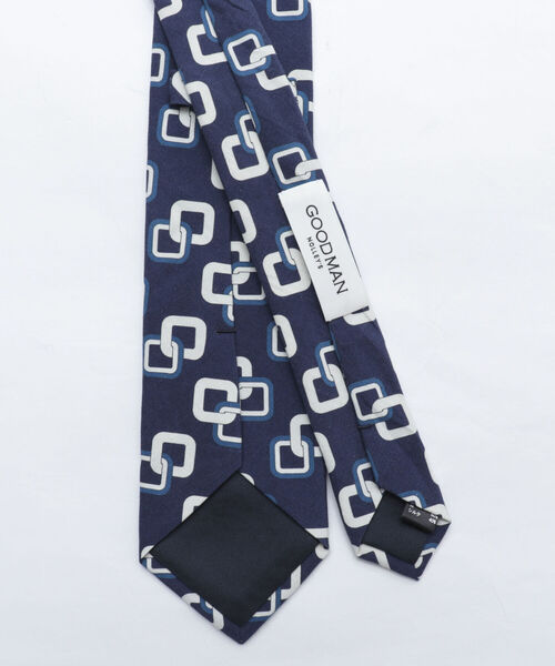 NOLLEY'S goodman(ノーリーズグッドマン)の「EMME EFFE プリントチェーンネクタイ インポートファブリック(ネクタイ・メンズ・ブラック系その他3/ブルー系その他3・FREE)」の9枚目の写真