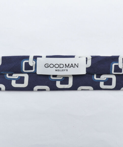 NOLLEY'S goodman(ノーリーズグッドマン)の「EMME EFFE プリントチェーンネクタイ インポートファブリック(ネクタイ・メンズ・ブラック系その他3/ブルー系その他3・FREE)」の8枚目の写真