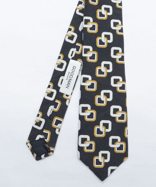 NOLLEY'S goodman(ノーリーズグッドマン)の「EMME EFFE プリントチェーンネクタイ インポートファブリック(ネクタイ・メンズ・ブラック系その他3/ブルー系その他3・FREE)」の11枚目の写真