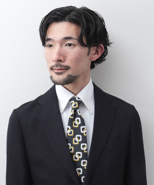 NOLLEY'S goodman(ノーリーズグッドマン)の「EMME EFFE プリントチェーンネクタイ インポートファブリック(ネクタイ・メンズ・ブラック系その他3/ブルー系その他3・FREE)」の10枚目の写真