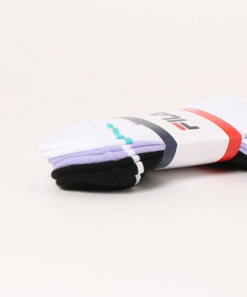 FILA（フィラ）の「【FILA】パックソックス3足セット（ソックス/靴下・レディース・ブルー/ホワイト・M/L）」の3枚目の写真