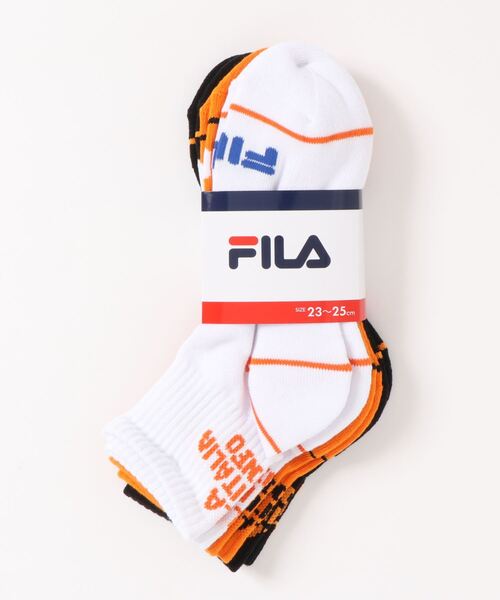 FILA（フィラ）の「【FILA】パックソックス3足セット（ソックス/靴下・レディース・ブルー/ホワイト・M/L）」の6枚目の写真