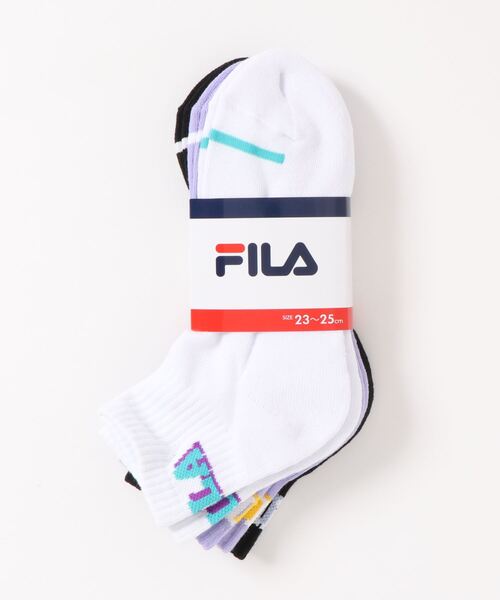 FILA（フィラ）の「【FILA】パックソックス3足セット（ソックス/靴下・レディース・ブルー/ホワイト・M/L）」の7枚目の写真