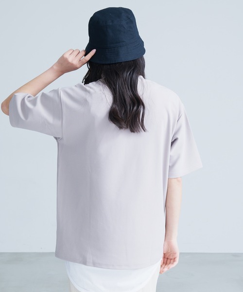 Blue Standard (ブルースタンダード)の「【BLUE STANDARD/ブルースタンダード】 梨地カットソーTシャツ 裾ラウンドタンクトップ 2点セット(Tシャツ/カットソー・メンズ・ブラック/グレー/ブルー・MEDIUM/LARGE/X-LARGE)」の16枚目の写真