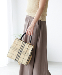 【ELESAC/エルサック】SLOBE別注 キューブハンドバッグ◆