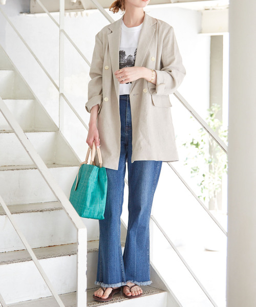 SLOBE IENA（スローブイエナ）の「【ELESAC/エルサック】SLOBE別注 キューブハンドバッグ◆（ハンドバッグ・レディース・ベージュ/グリーン/グレー・FREE）」の12枚目の写真